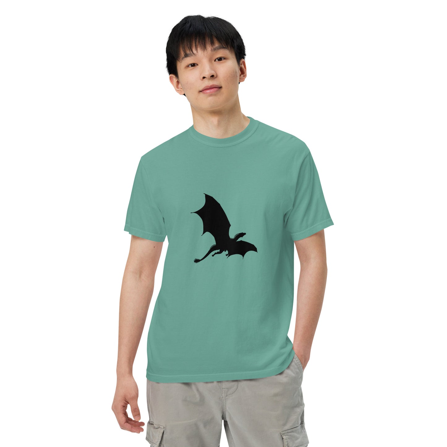 Fantasy Dragon Men’s garment-dyed heavyweight t-shirt
